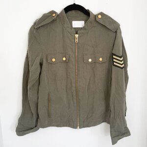 RARE ZADIG & VOLTAIRE Military-Inspired Jacket • Olive Green • Size S